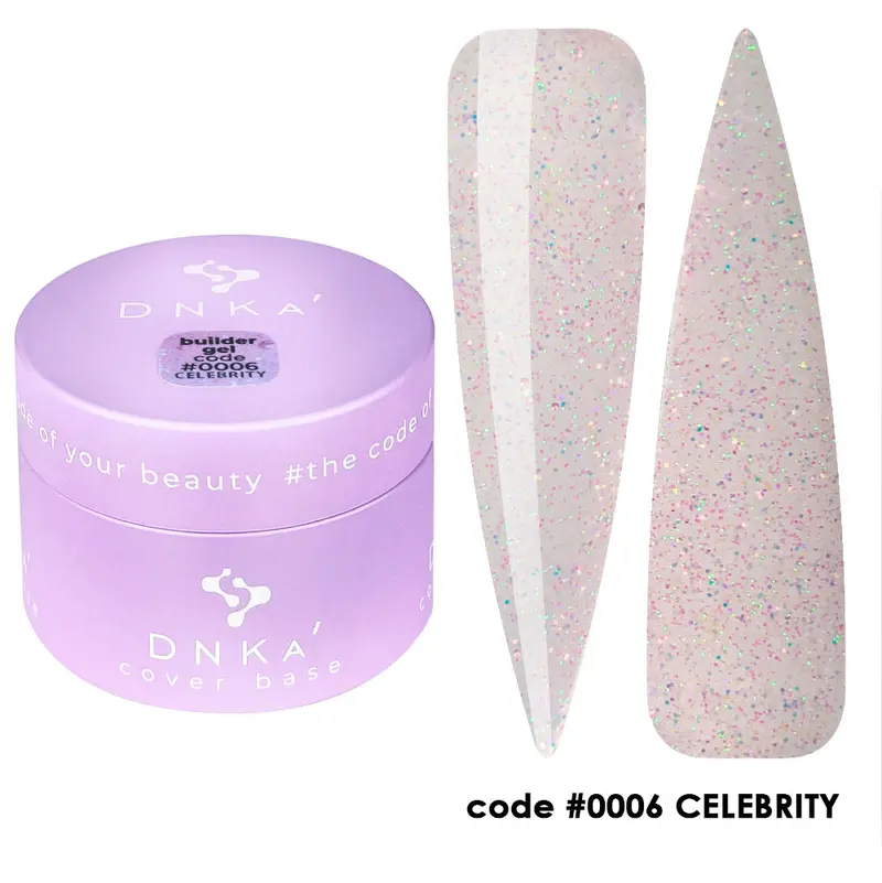 0006 DNKa' Builder Gel Celebrity Shimmer Collection - 30ml
