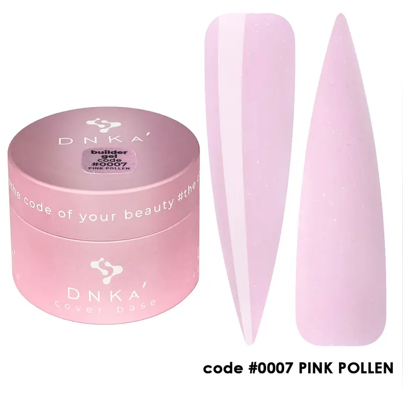 0007 DNKa' Builder Gel Pink Pollen Shimmer Collection - 30ml