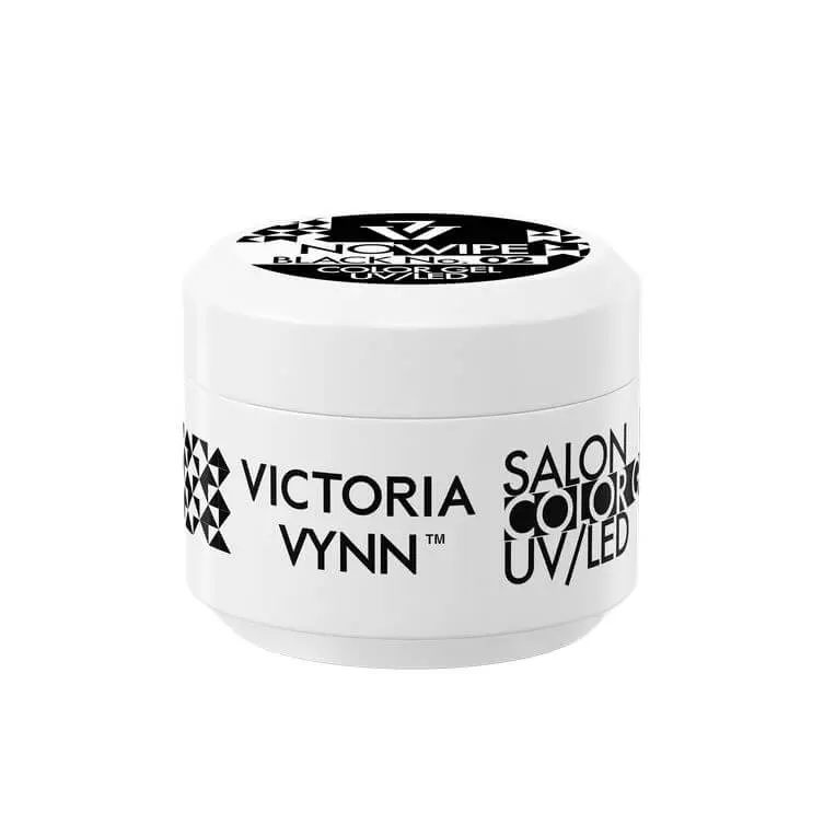 02 Salon Color Gel No Wipe Black (Melns) 5ml