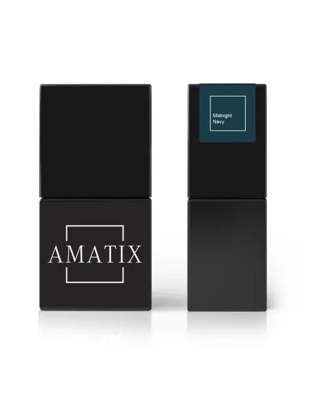 035 Midnight navy  Esmalte semipermanente 10ml - AMATIX