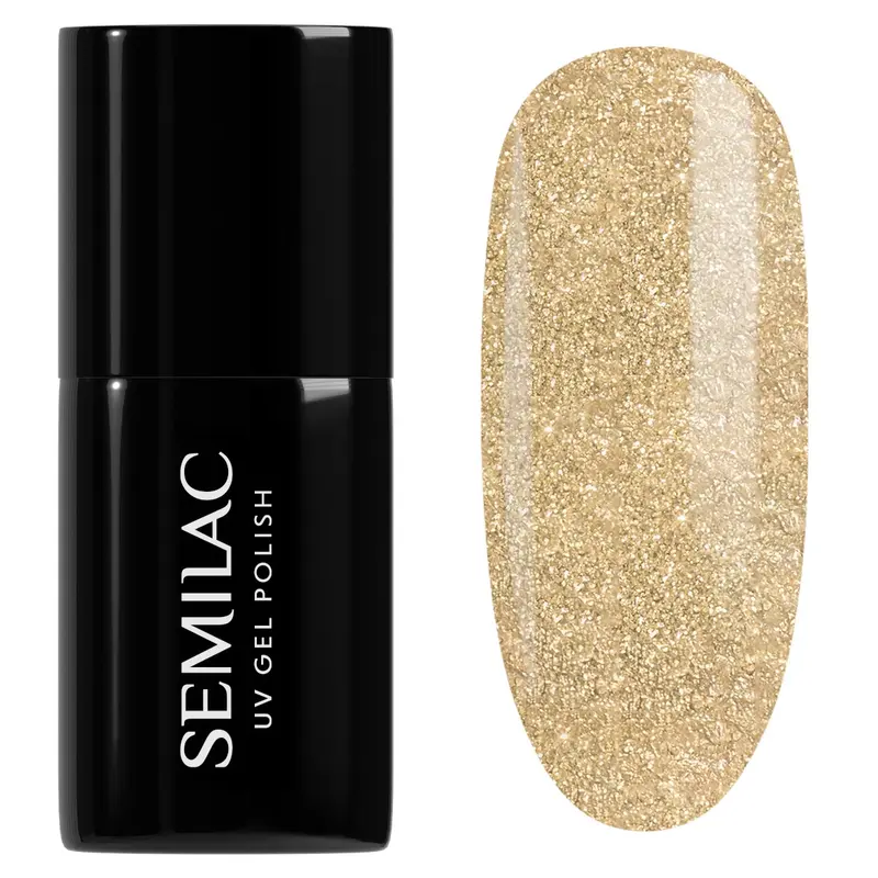 037 UV Hybrid Semilac Gold Disco 7 ml