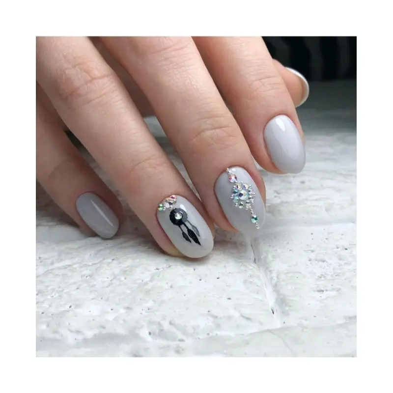 087 Diluted gray Esmalte semipermanente 10ml - AMATIX