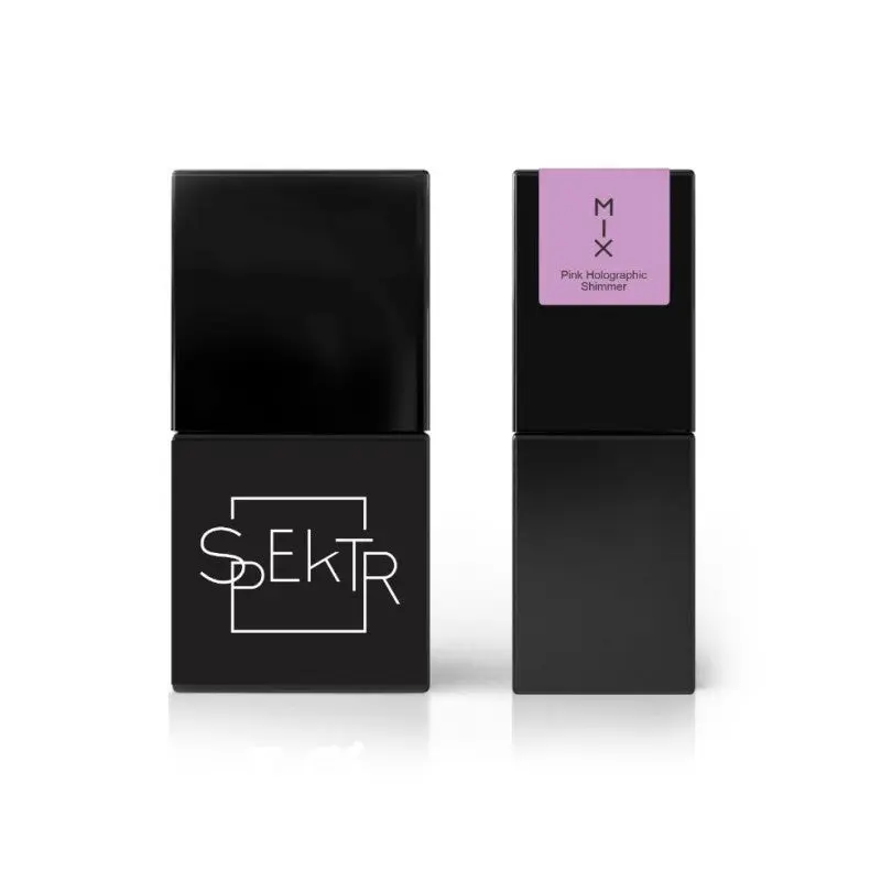 102 Pink Holographic Shimmer MIX Esmalte semipermanente 10ml - AMATIX