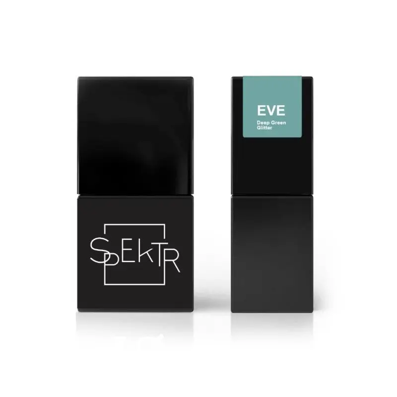 128 Deep green Glitter EVE Esmalte semipermanente 10ml - AMATIX