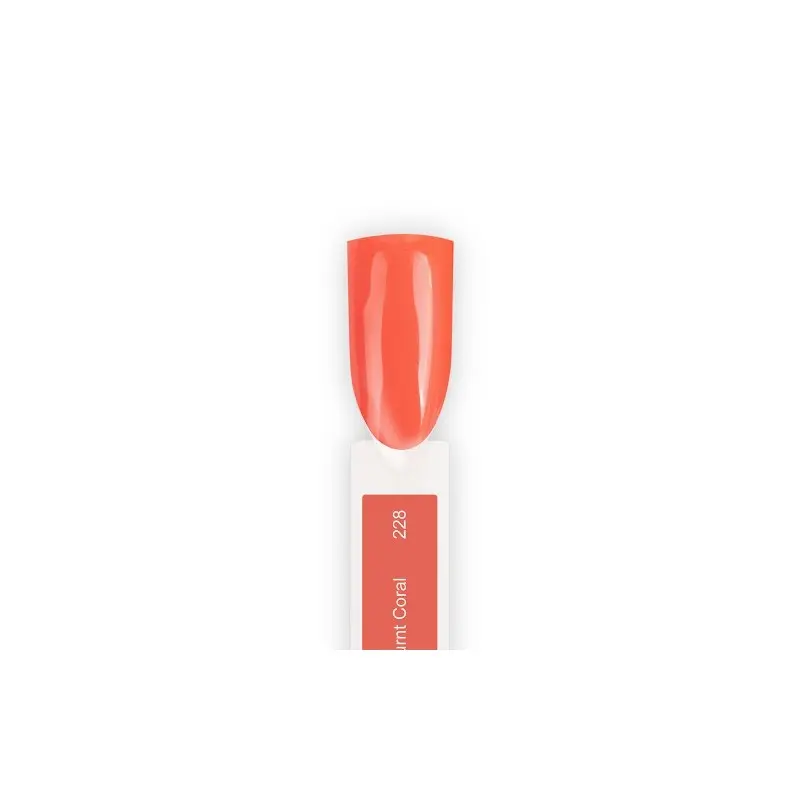 228 Burnt Coral Esmalte semipermanente 10ml - AMATIX