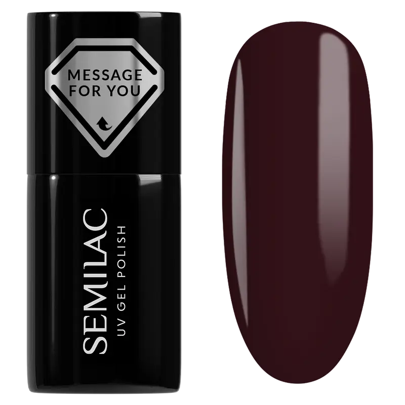 740 Semilac UV Gel Polish Deep Plum 7 ml