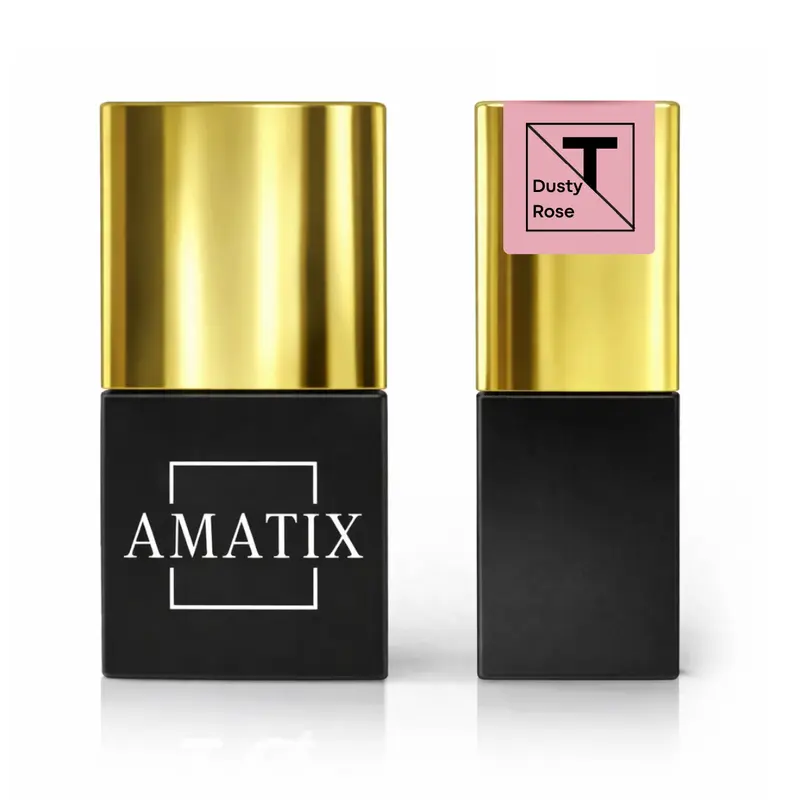808 Top Coat Dusty Rose 10ml - AMATIX
