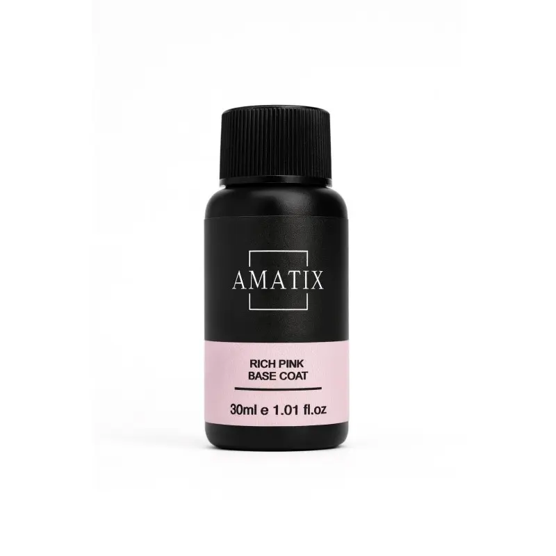 905 Rich Pink Base Coat Rubber 903 XL 30ml  - AMATIX