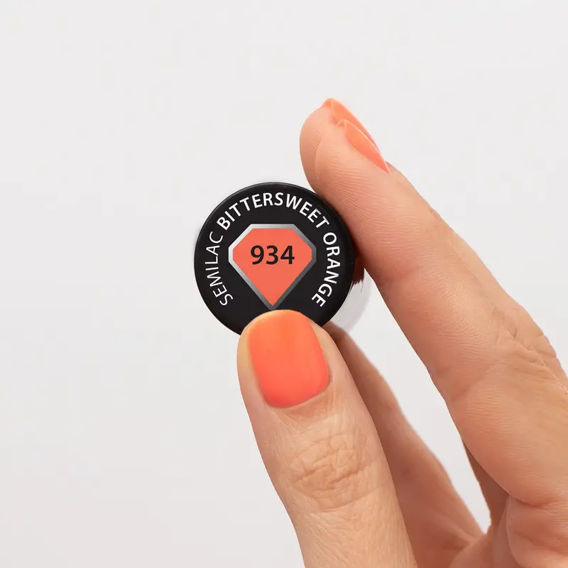 934 Esmalte semipermanente Bittersweet Orange 7 ml - Semilac