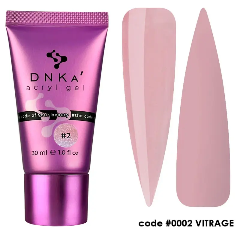 Acryl Gel DNKa #0002 Vitrage 30 ml — Modelado en Tubo