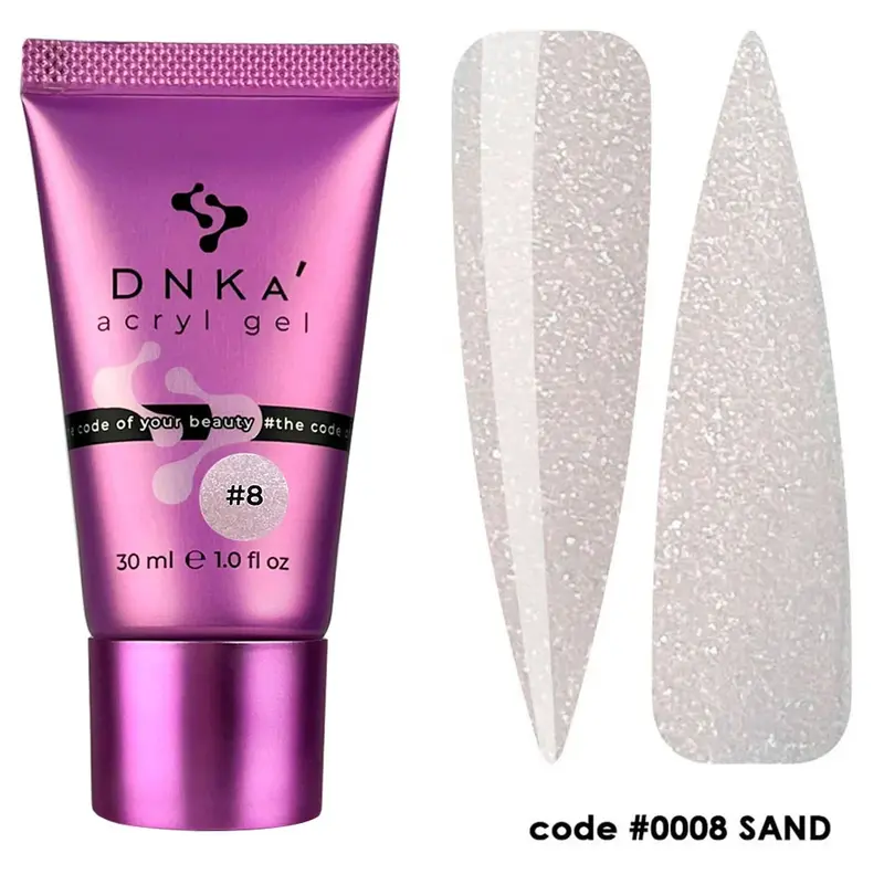 Acryl Gel DNKa #0008 Sand 30 ml — Modelado en Tubo