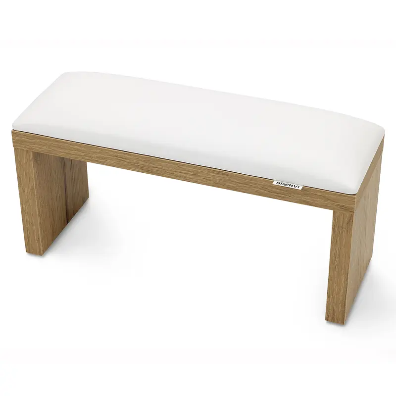 Apoyabrazo Blanco con Madera