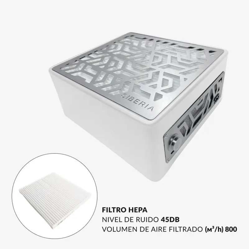Aspirador de uñas SIBERIA sobremesa