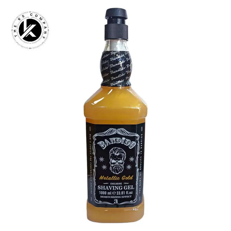 BANDIDO GEL AFEITAR GOLD ORO METALICO Effect 3 1000 ml