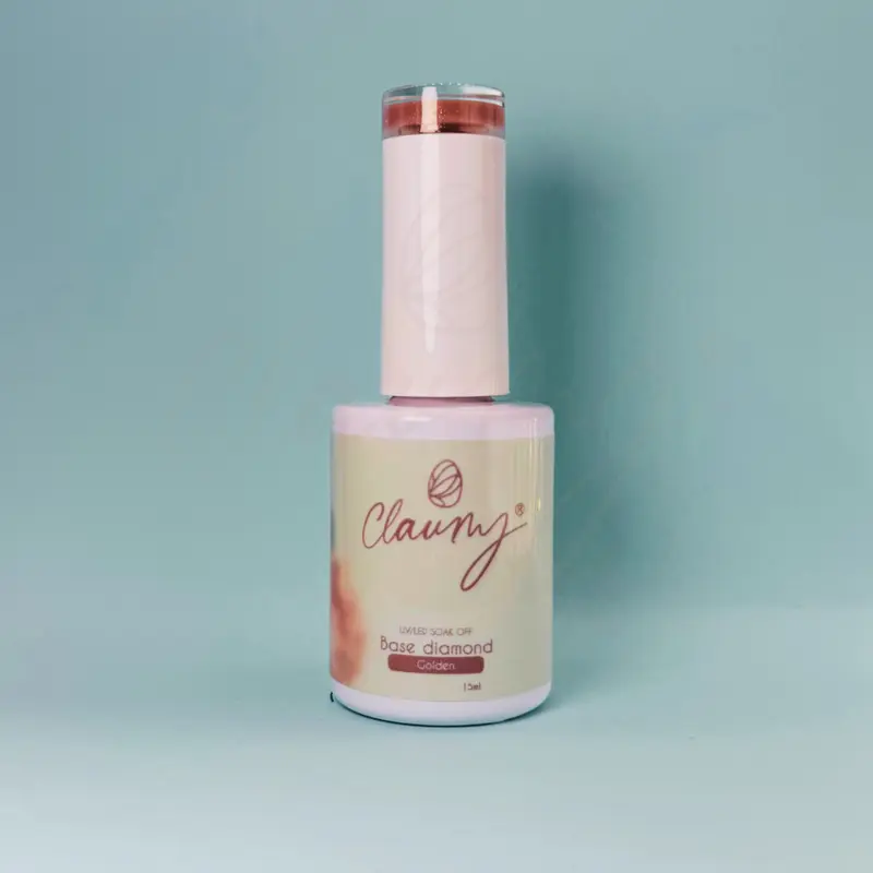Base Diamond Golden 15 ml · Oro 24 K micro-glitter autonivelante
