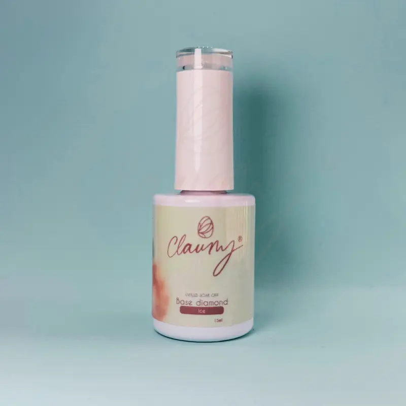 Base Diamond Ice ·15 ml · Efecto hielo con micro-destellos plata