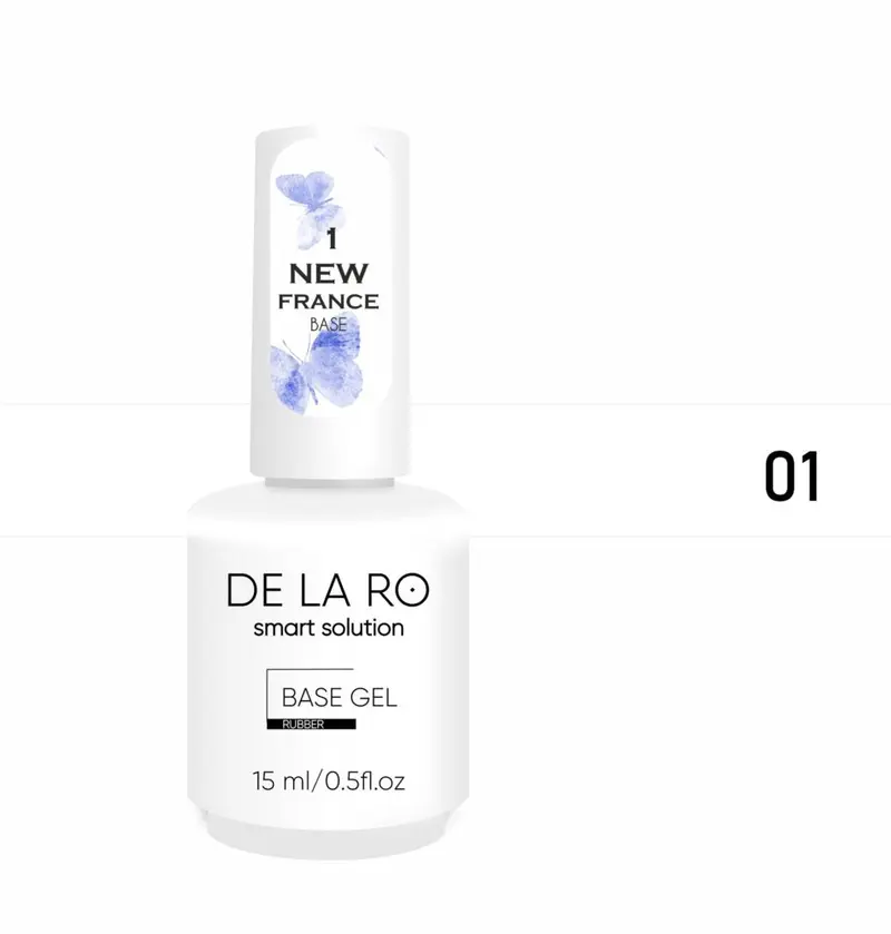 Base New France DE LA RO 01 15 ml — Base Rubber French