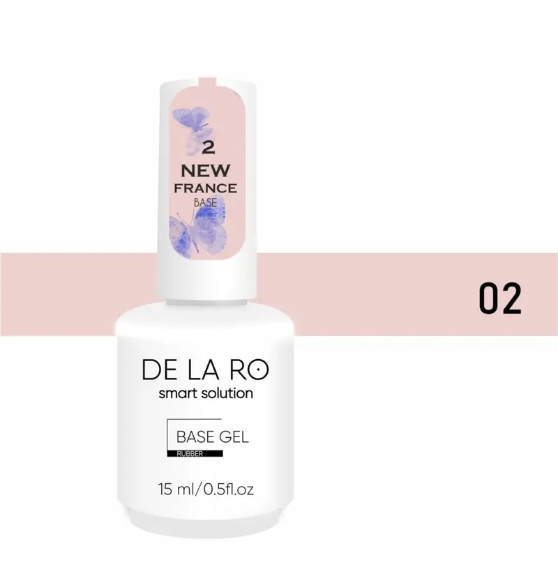 Base New France DE LA RO 02 15 ml — Base Rubber French