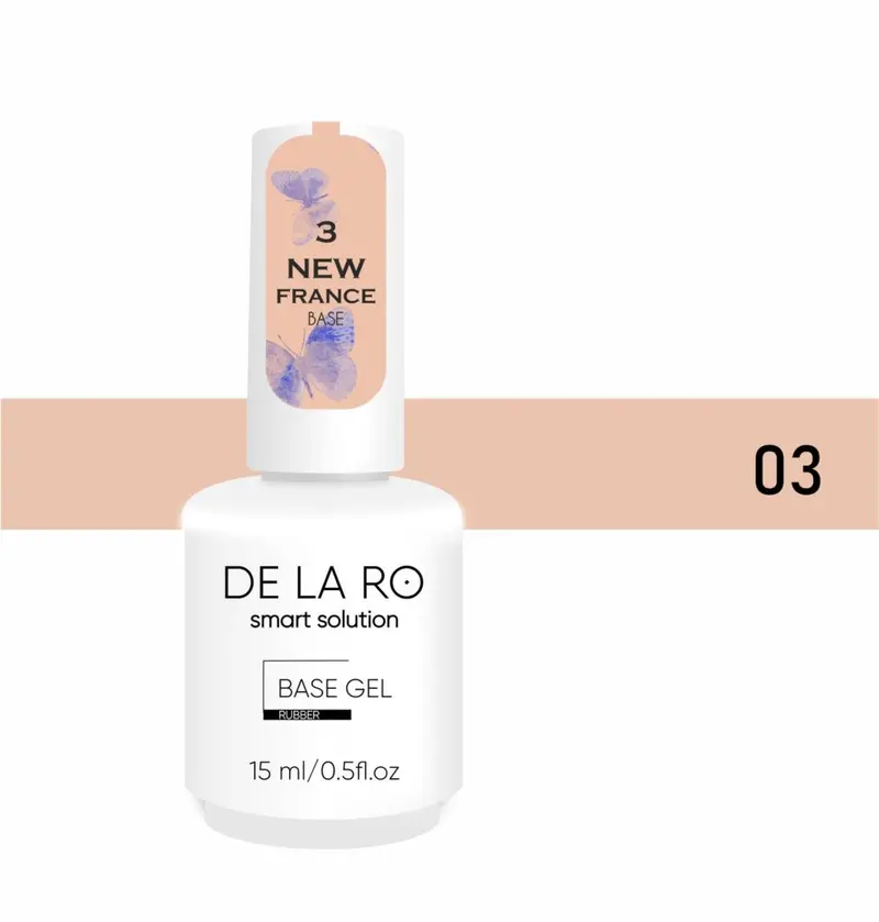 Base New France DE LA RO 03 15 ml — Base Rubber French