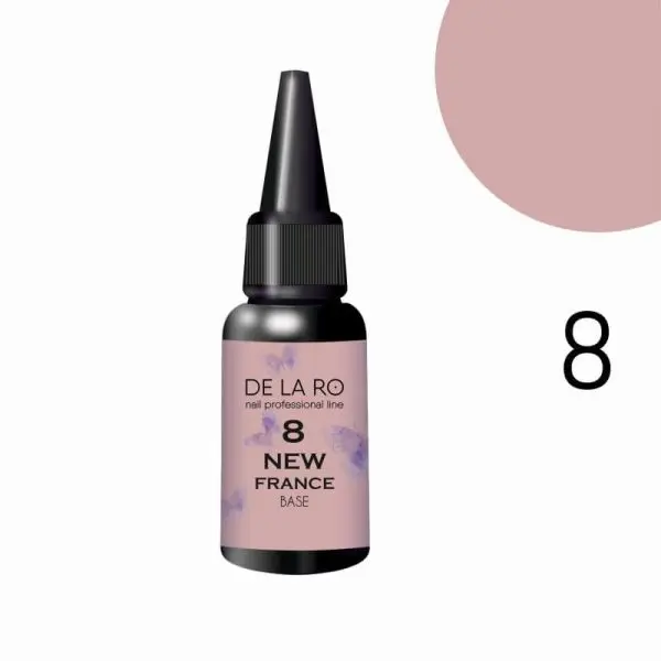 Base New France DE LA RO 08 30 ml — Base Rubber French