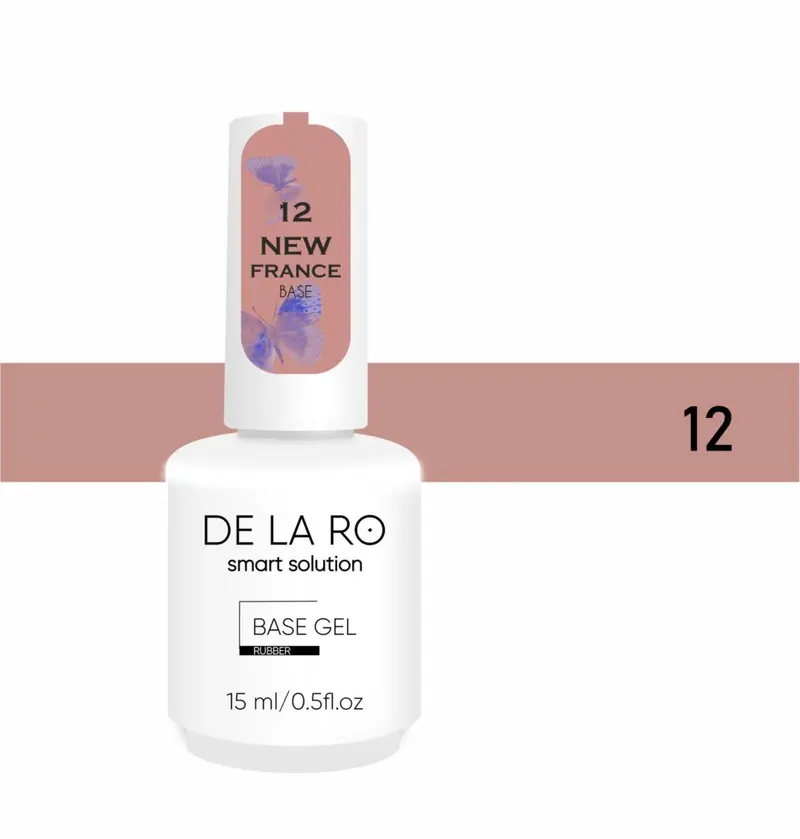 Base New France DE LA RO 12 15 ml — Base Rubber French