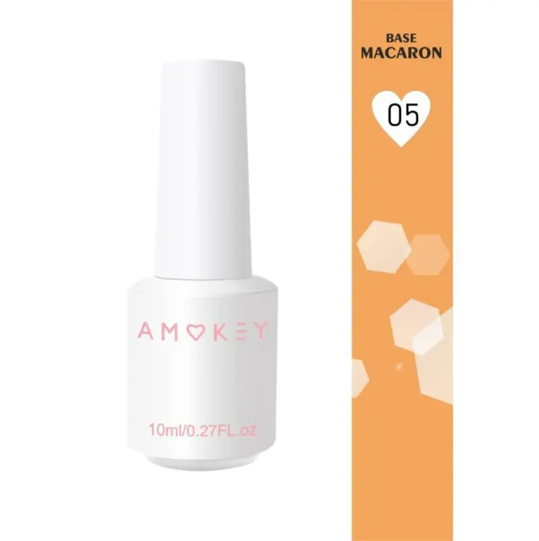 Base Rubber Macaron DE LA RO 05 15 ml — Base Camuflaje Pastel