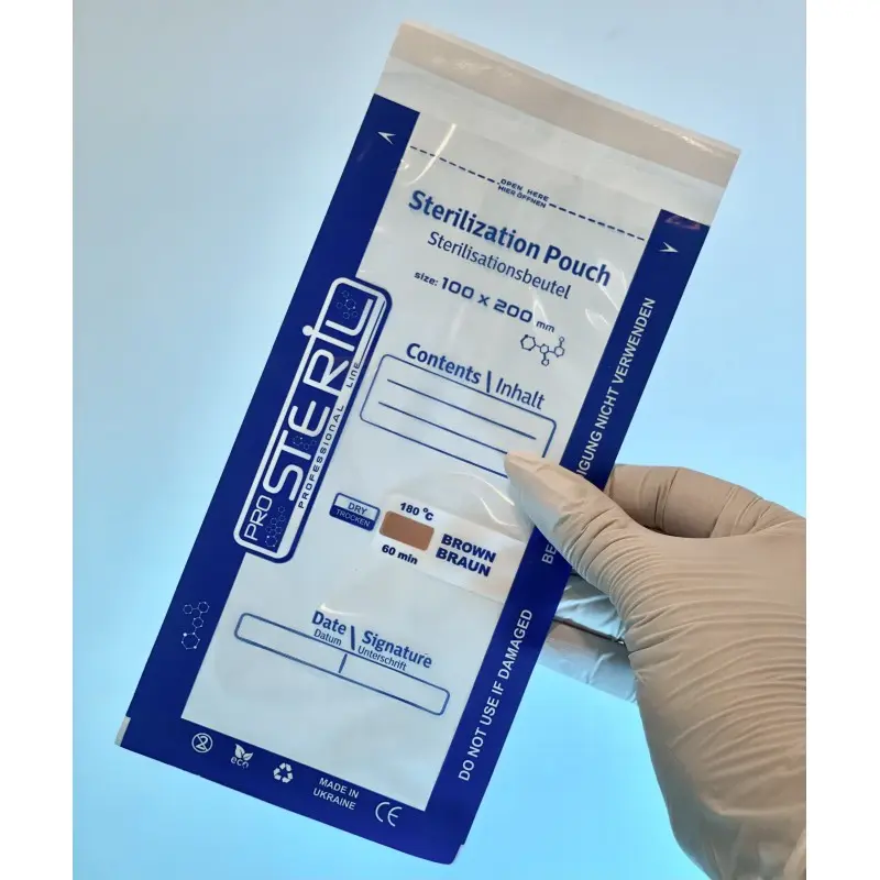 Bolsa esterilización transparente horno de calor seco - ProSteril