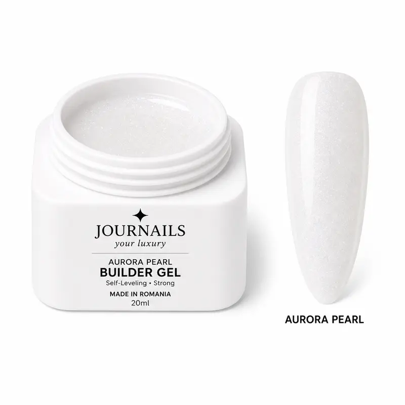 Builder Gel AURORA PEARL– Gel Constructor Autonivelante Profesional 20ml