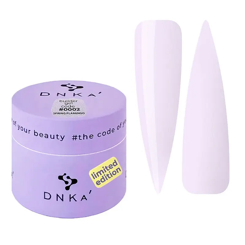 Builder Gel DNKa #0002 Spring Flamingo 15 ml — Gel de Construcción