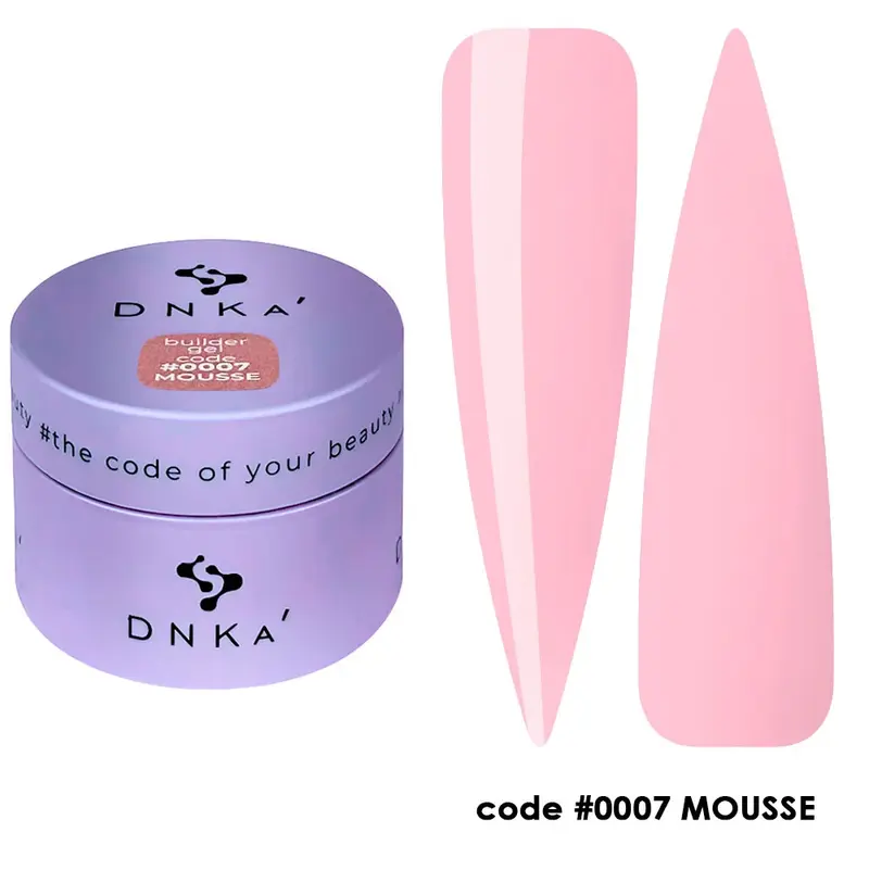 Builder Gel DNKa #0007 Mousse 30 ml — Gel de Autonivelante