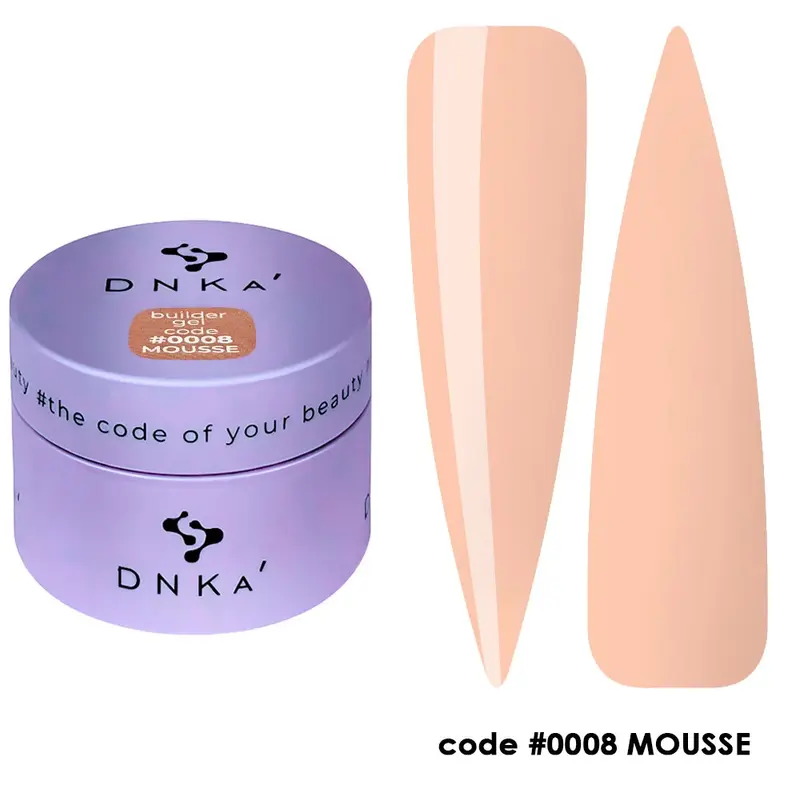 Builder Gel DNKa #0008 Mousse 30 ml — Gel de Autonivelante