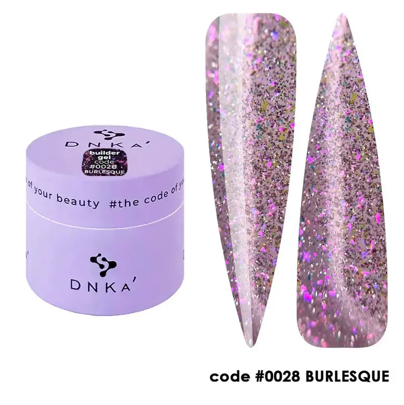 Builder Gel DNKa #0028 Burlesque 15 ml — Gel de Construcción