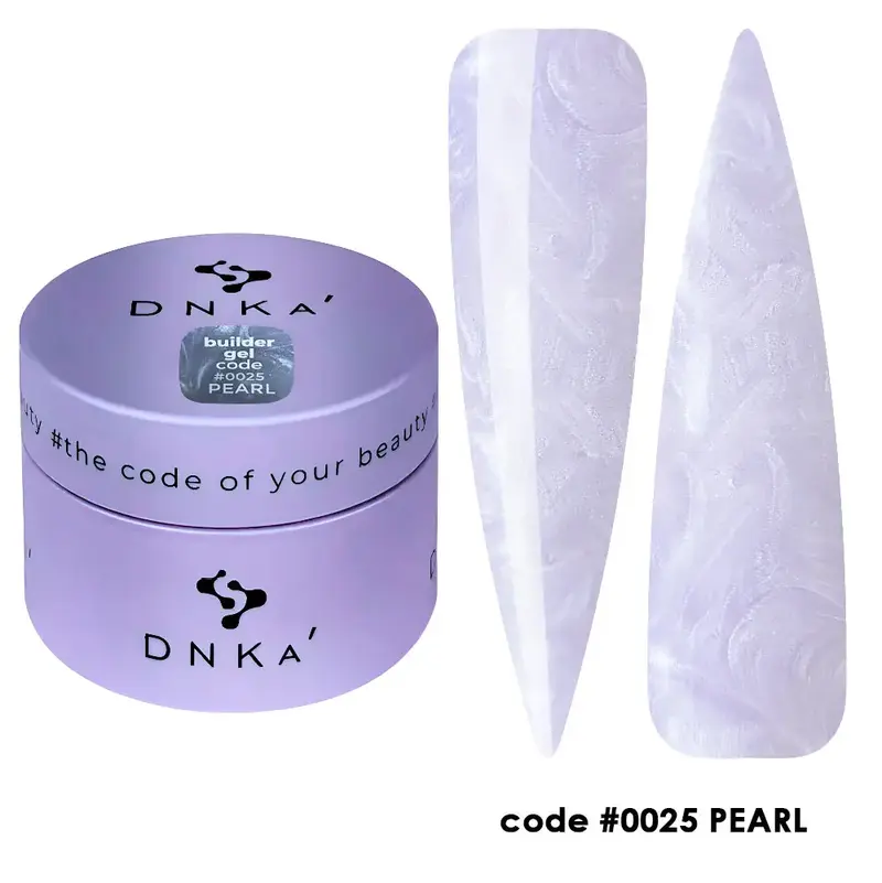 BUILDER GEL "DNKa", 30 ml #0025 Pearl