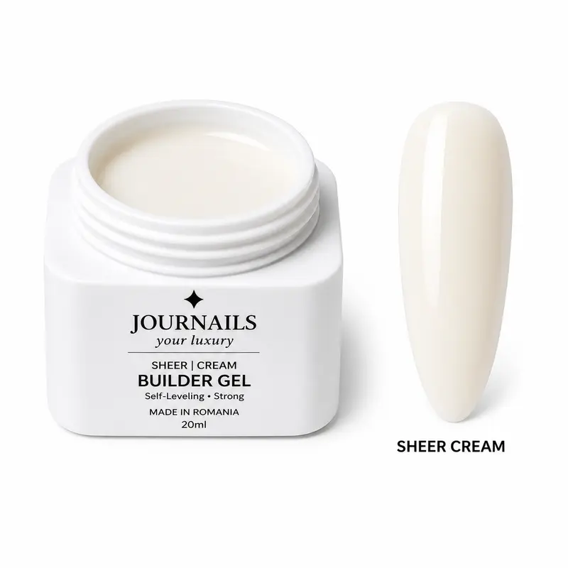 Builder Gel SHEER CREAM – Gel Constructor Autonivelante Profesional 20ml