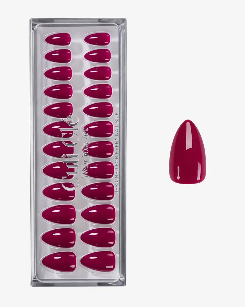 Burgundy Almendrada Corta