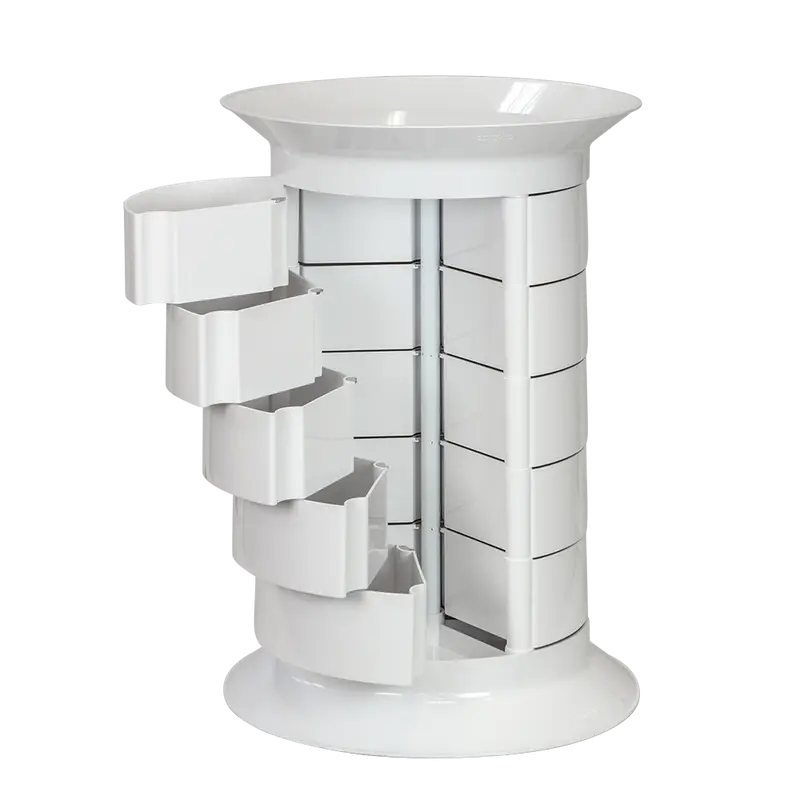Carrito Auxiliar Espera GiroCo Blanco 15 Cajones