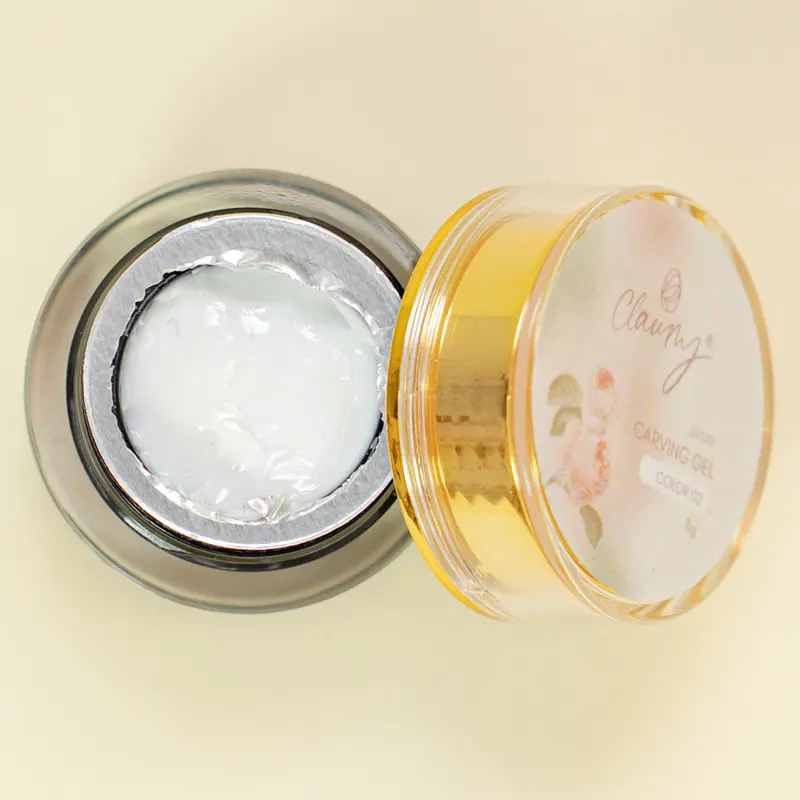 Carving Gel Claumy - Color 01 (Blanco)