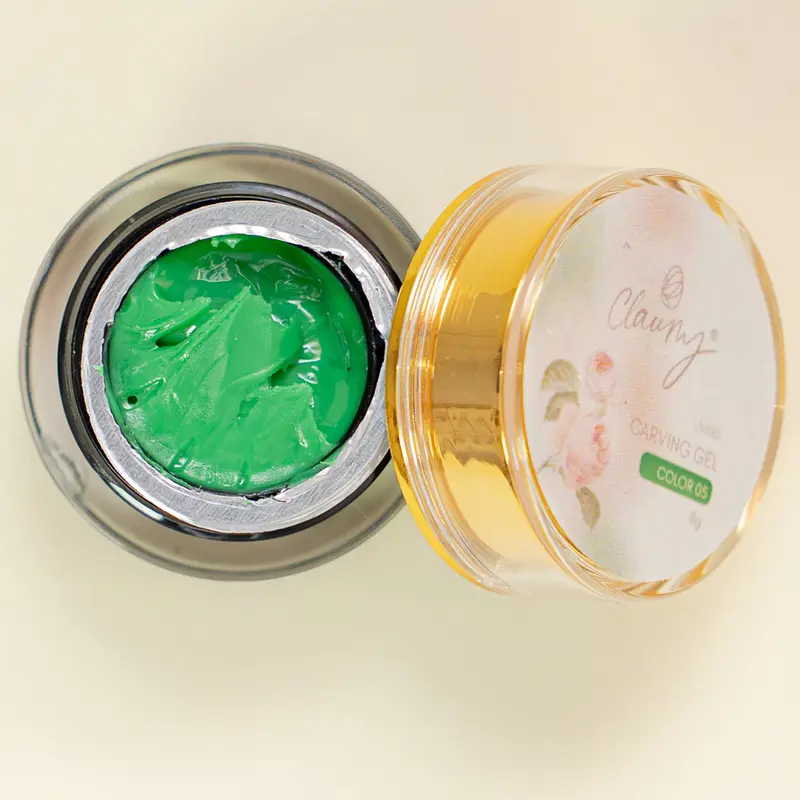 Carving Gel Claumy - Color 05 (Verde Intenso)