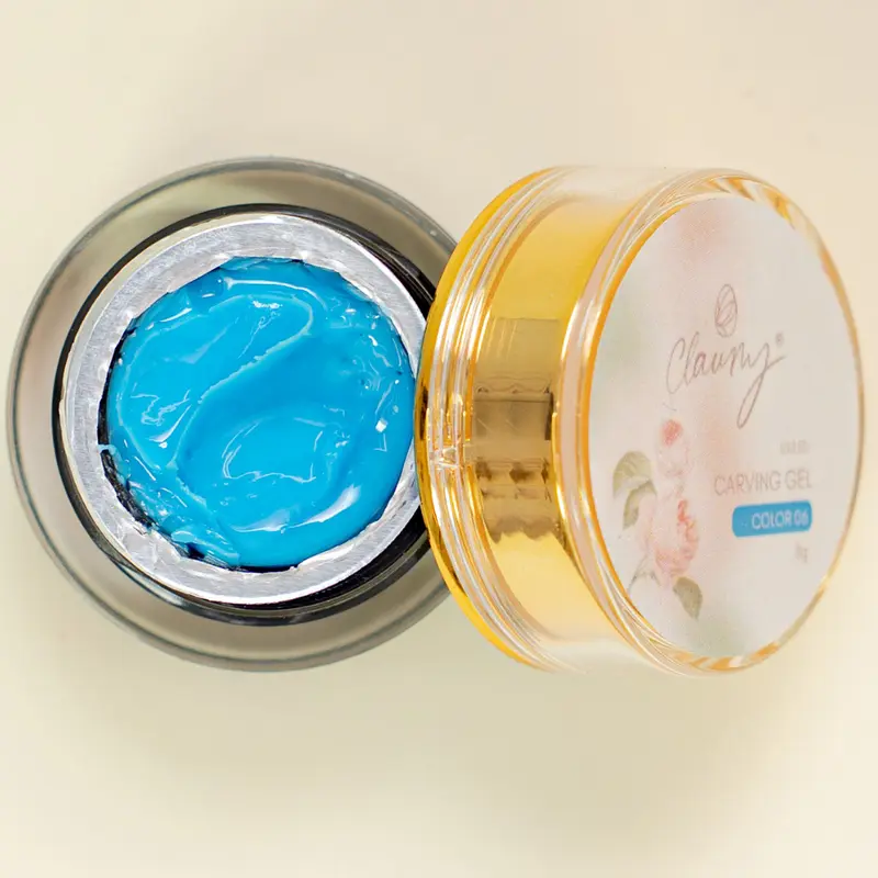 Carving Gel Claumy - Color 06 (Azul Cielo)