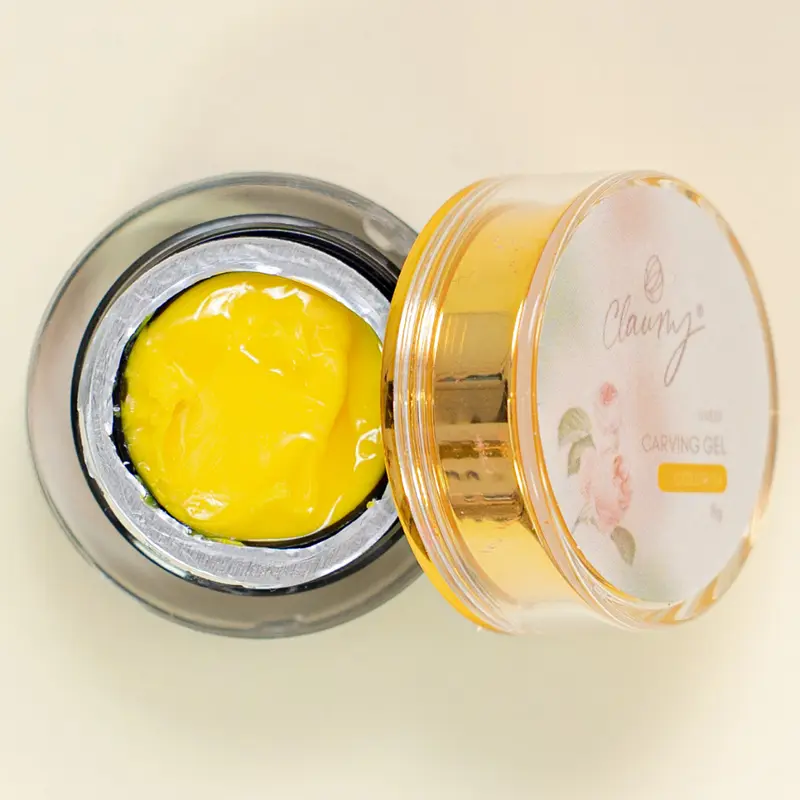 Carving Gel Claumy - Color 08 (Amarillo Luminoso)