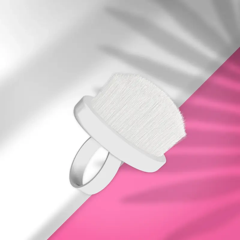 Cepillo-Anillo para Manicura EXPERT 03 Mini (10 uds.) – Limpieza Profesional de Polvo de Uñas