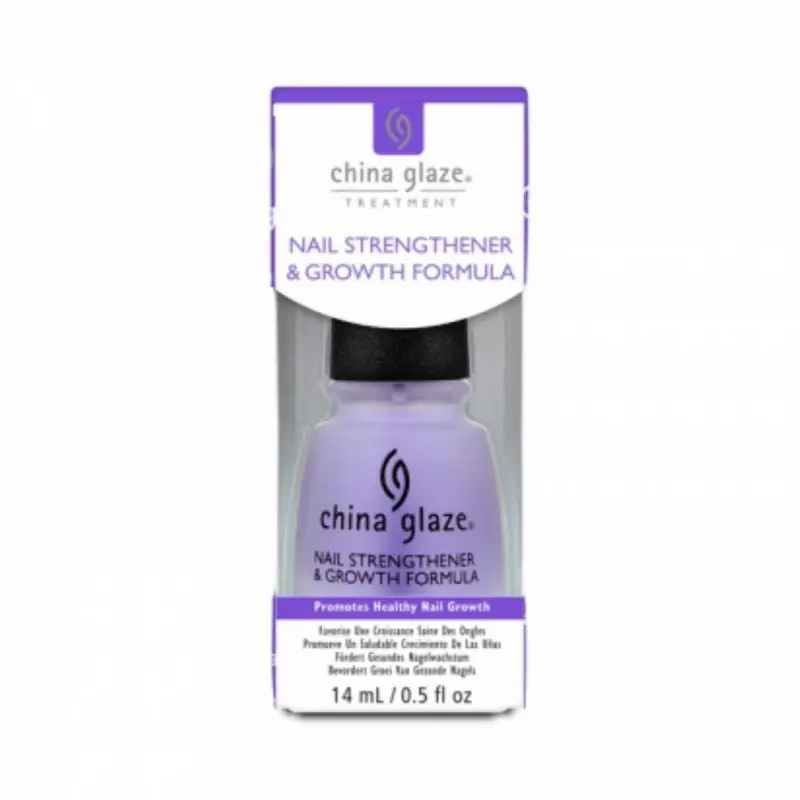 CHINA GLAZE Tratamiento de uñas NAIL STRAIGTHENER & GROWTH FORMULA. Fortalecedor de uñas 14ML