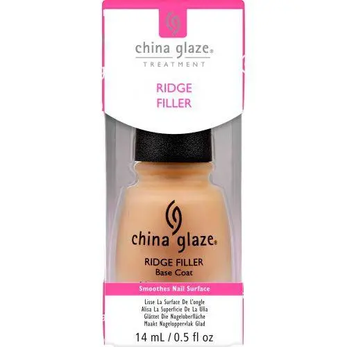 CHINA GLAZE TRATAMIENTO DE UÑAS RIDGE FILLER. RELLENADOR DE ESTRÍAS 14ML