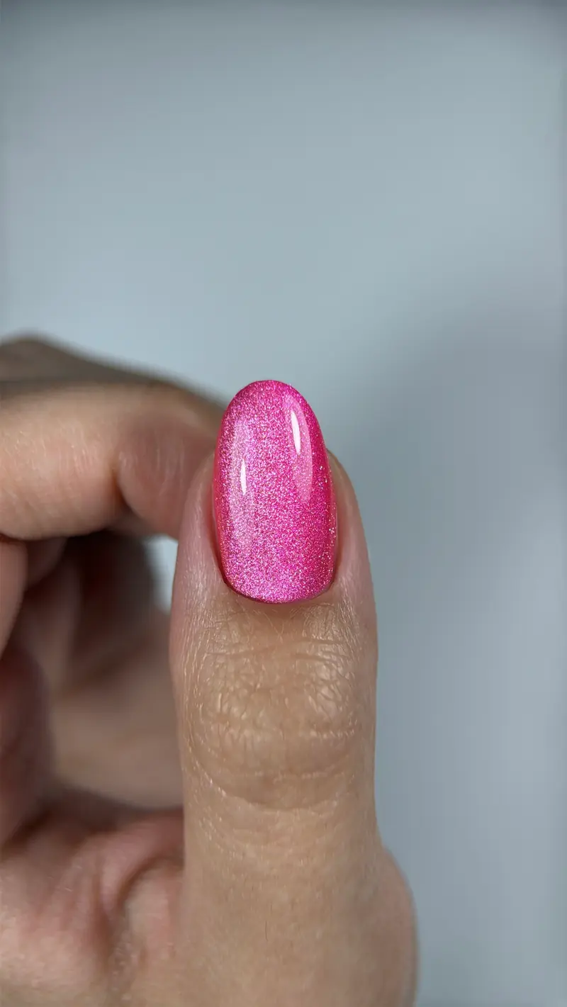 Color Gel Polish 80s Cat Eye DNKa #0004 12 ml — Efecto Ojo de Gato