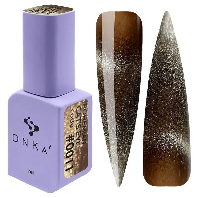 Color Gel Polish Cat Eye Bohemian DNKa #0011 7 ml — Efecto Ojo de Gato
