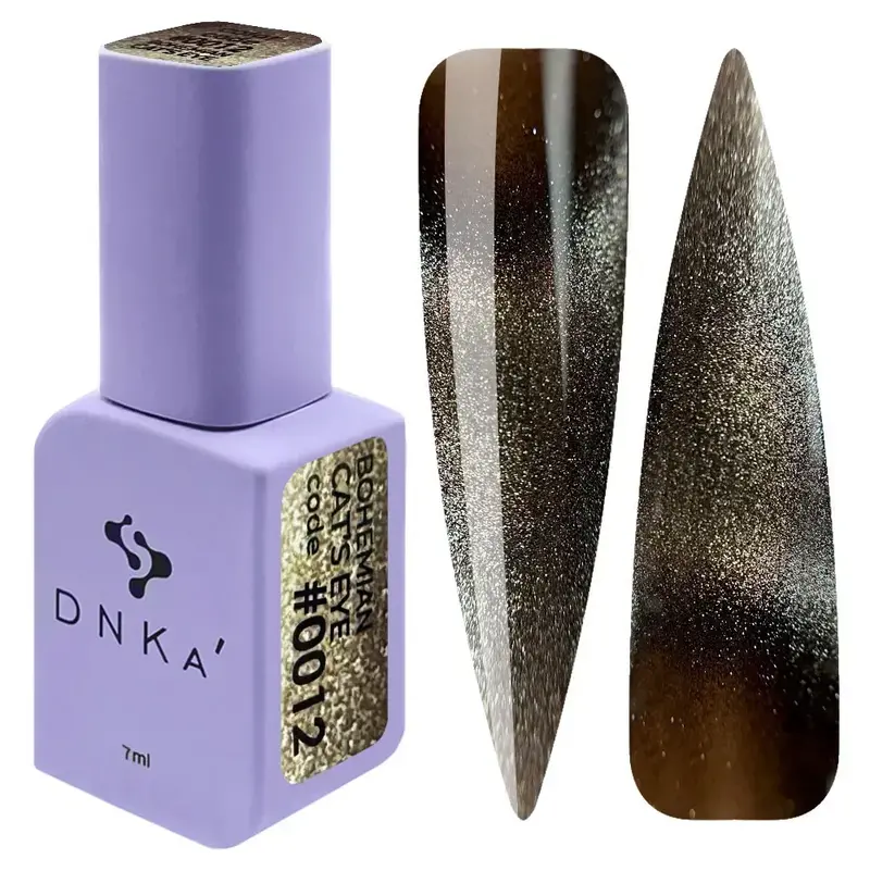 Color Gel Polish Cat Eye Bohemian DNKa #0012 7 ml — Efecto Ojo de Gato