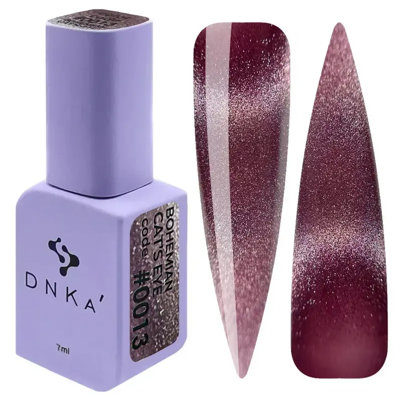 Color Gel Polish Cat Eye Bohemian DNKa #0013 7 ml — Efecto Ojo de Gato