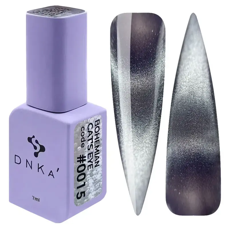 Color Gel Polish Cat Eye Bohemian DNKa #0015 7 ml — Efecto Ojo de Gato