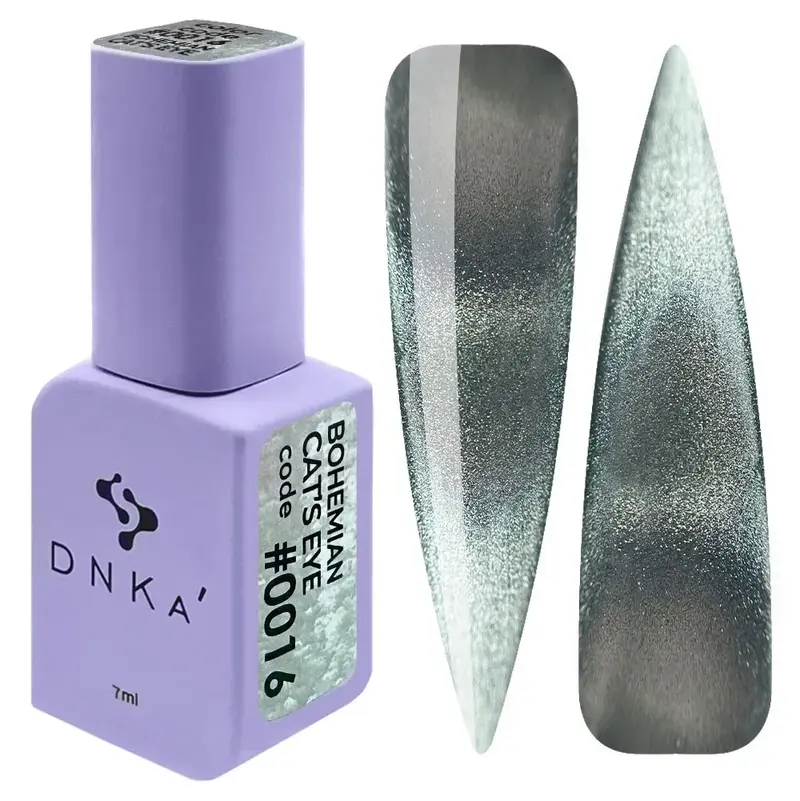 Color Gel Polish Cat Eye Bohemian DNKa #0016 7 ml — Efecto Ojo de Gato