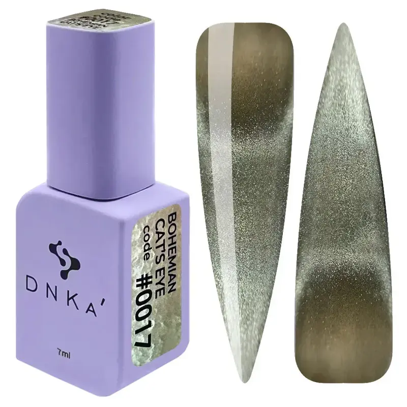Color Gel Polish Cat Eye Bohemian DNKa #0017 7 ml — Efecto Ojo de Gato